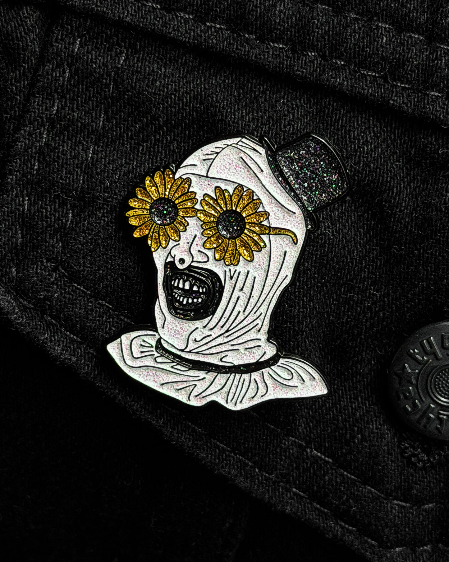 THE GLITTER TERRIFIER ENAMEL PIN