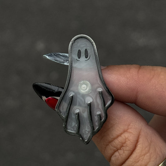 THE GHOST ENAMEL PIN