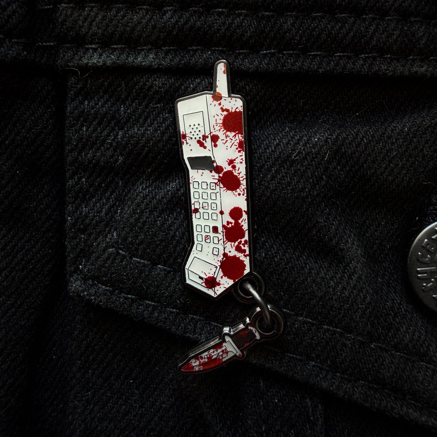THE SLASHER FILM ENAMEL PIN