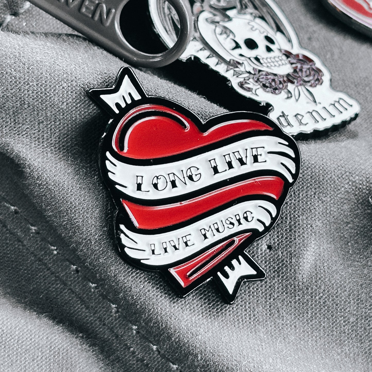 LONG LIVE LIVE MUSIC PIN (PREORDER)