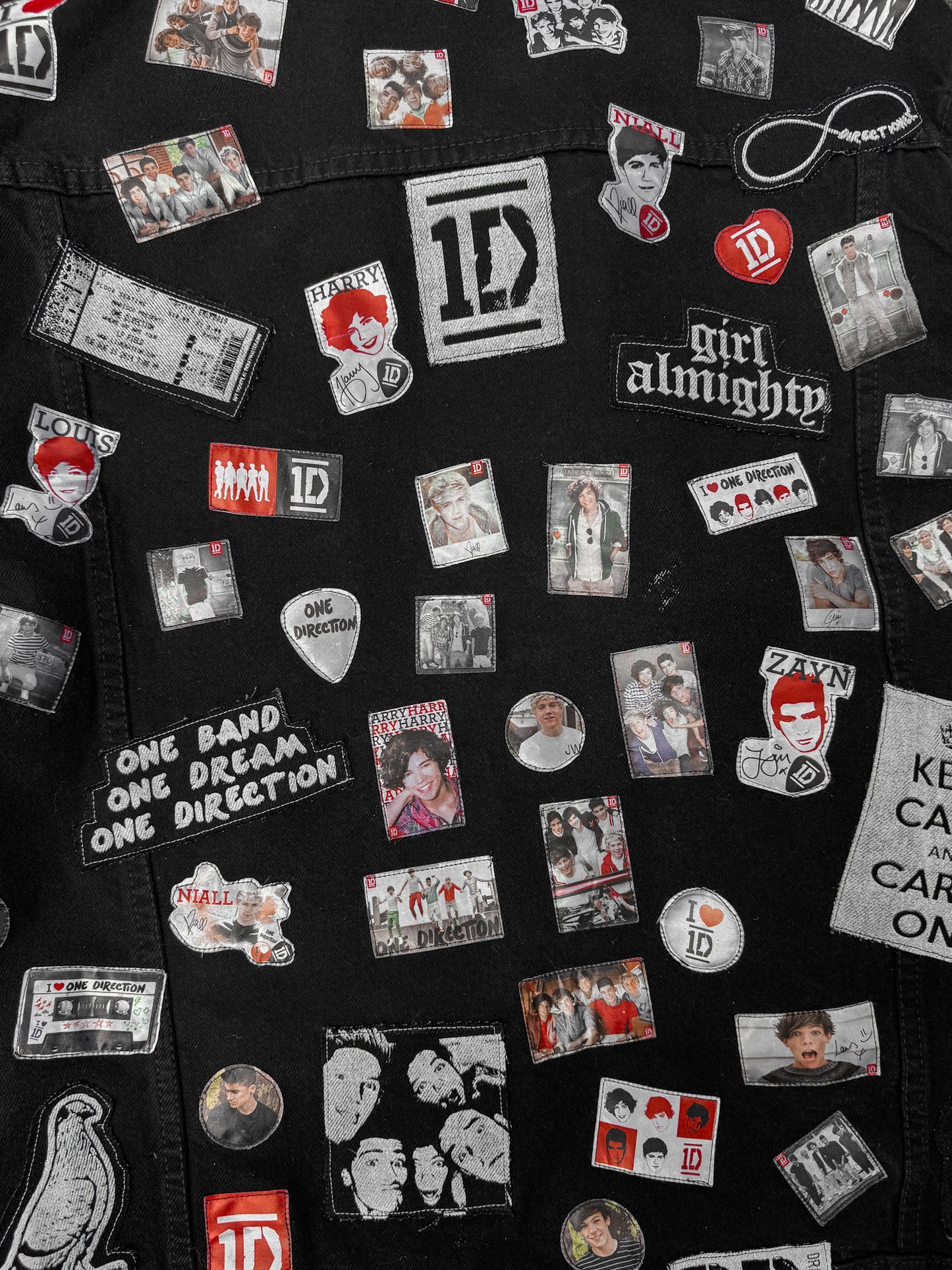 THE ONE DIRECTION PATCHWORK JACKET