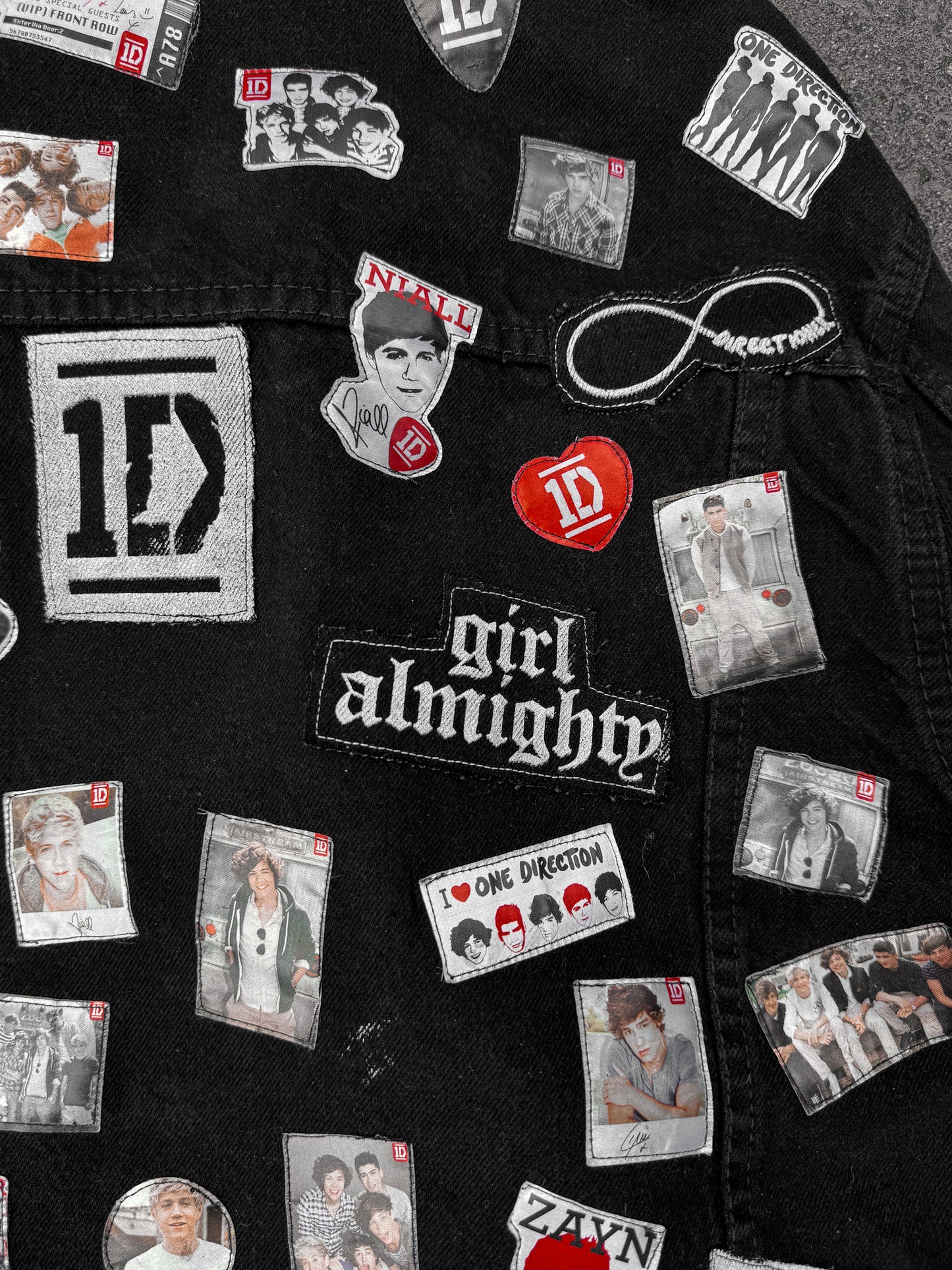 THE ONE DIRECTION PATCHWORK JACKET