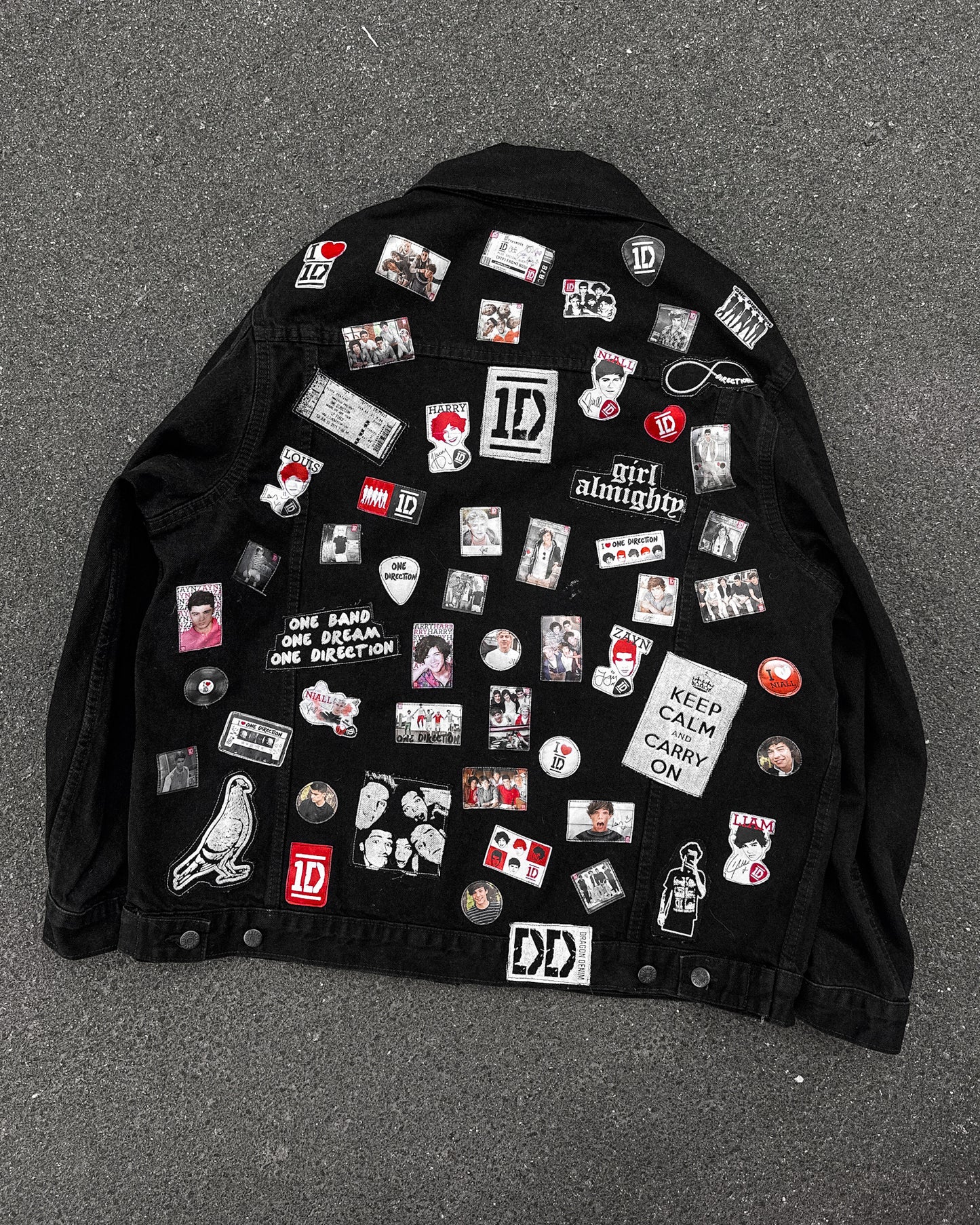 THE ONE DIRECTION PATCHWORK JACKET