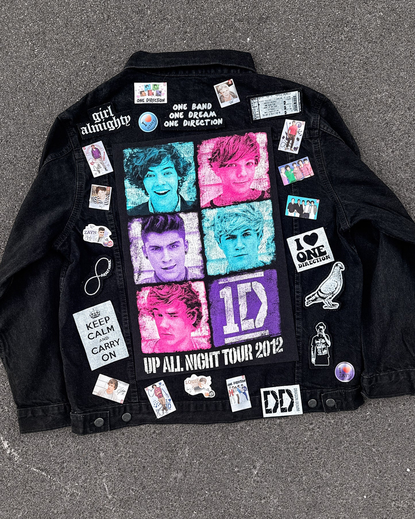 THE ONE DIRECTION PATCHWORK JACKET