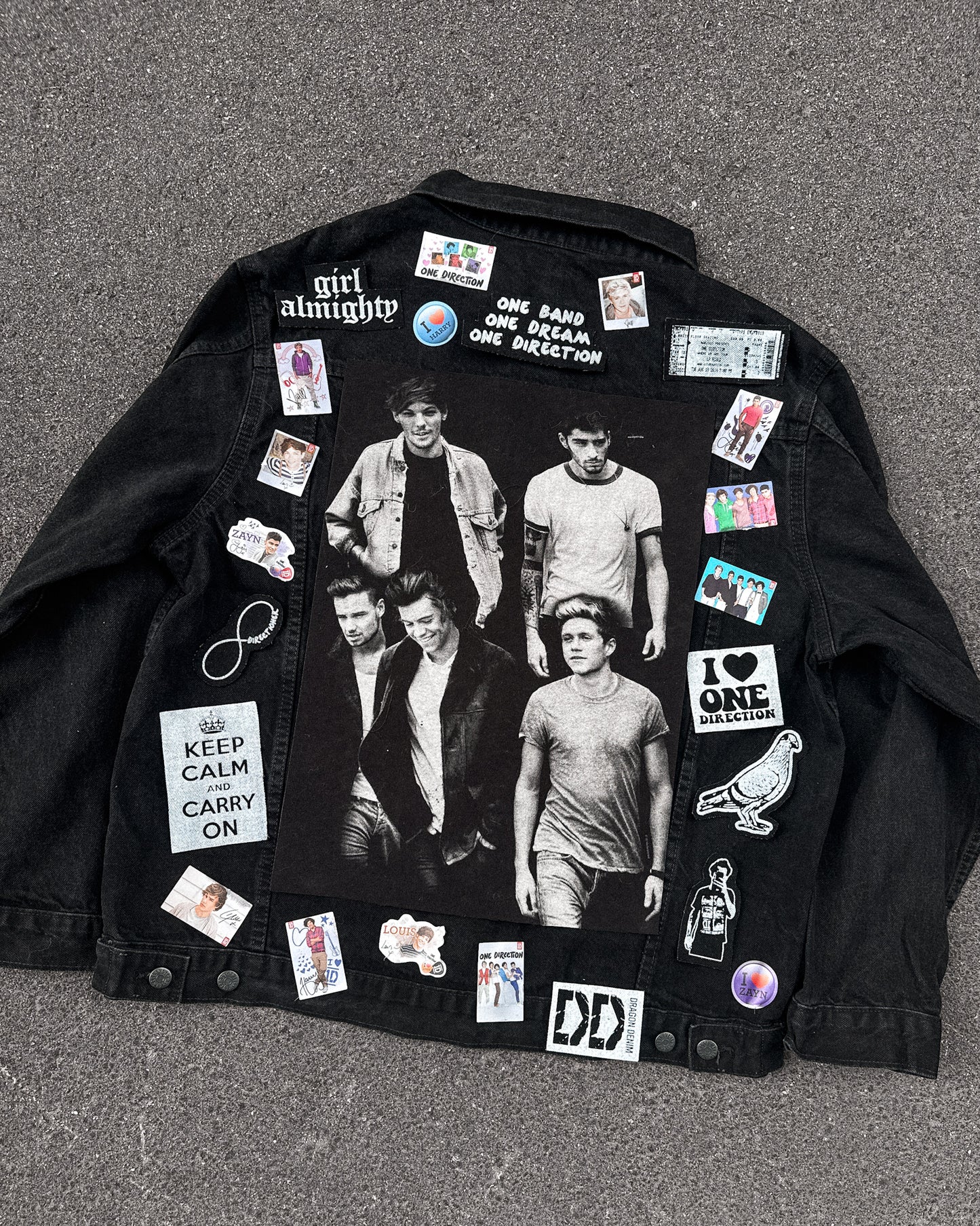 THE ONE DIRECTION PATCHWORK JACKET