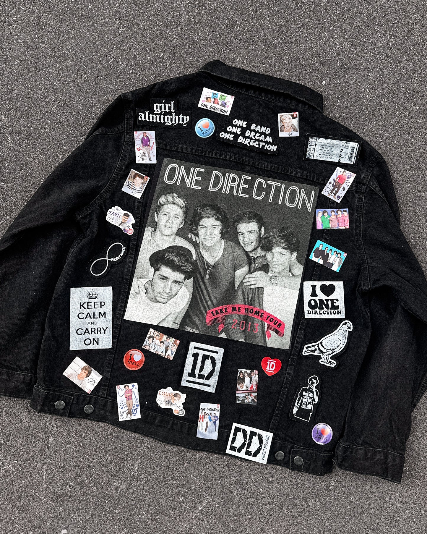 THE ONE DIRECTION PATCHWORK JACKET