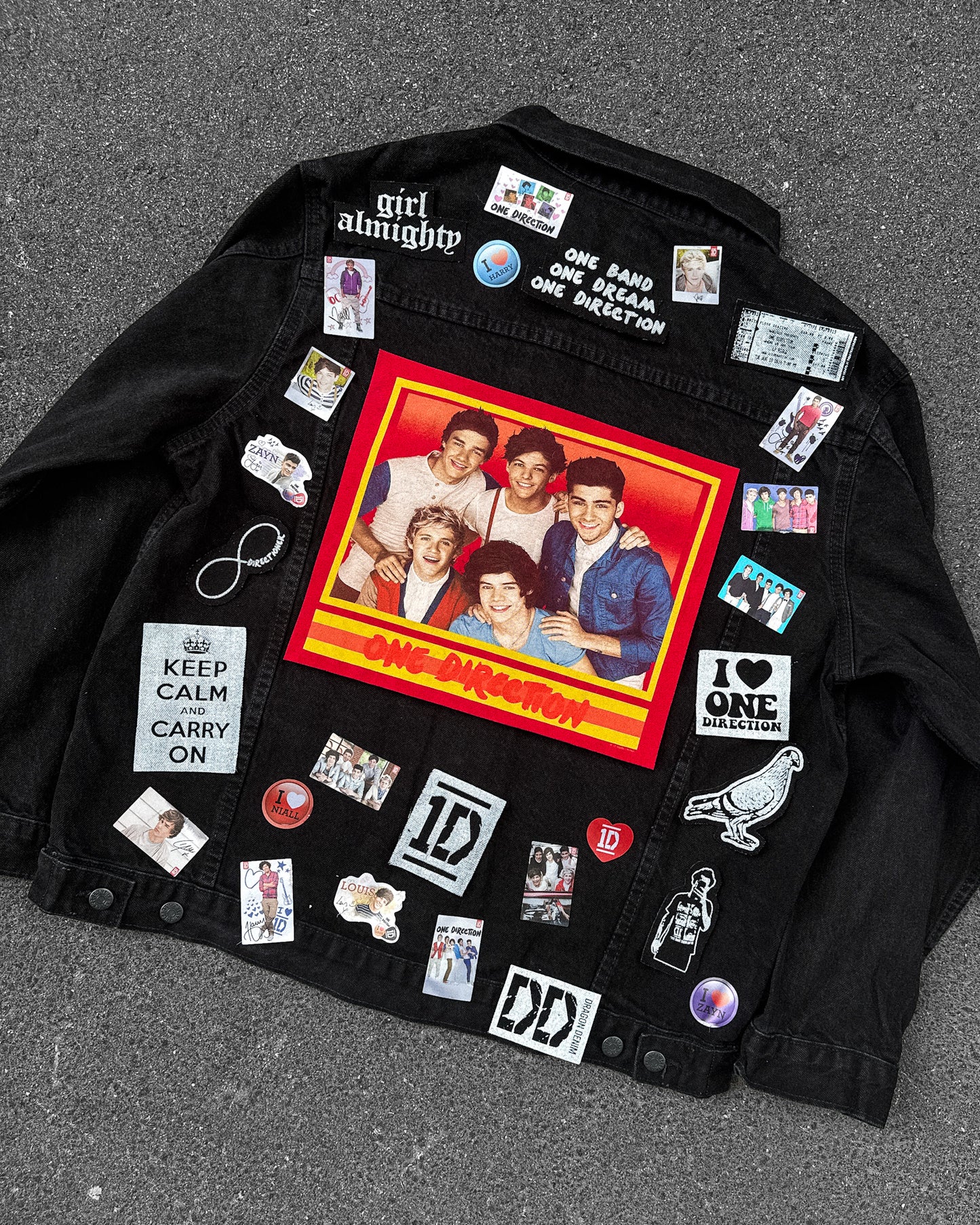 THE ONE DIRECTION PATCHWORK JACKET
