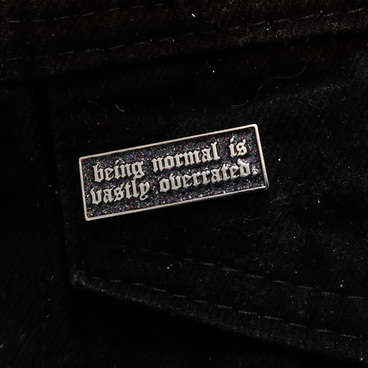 THE BEING NORMAL GLITTER PIN