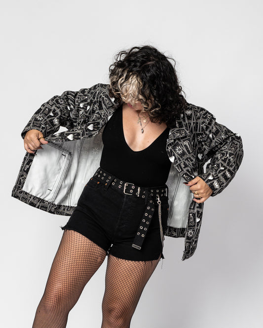 TAROT TRUCKER JACKET (READY TO SHIP)