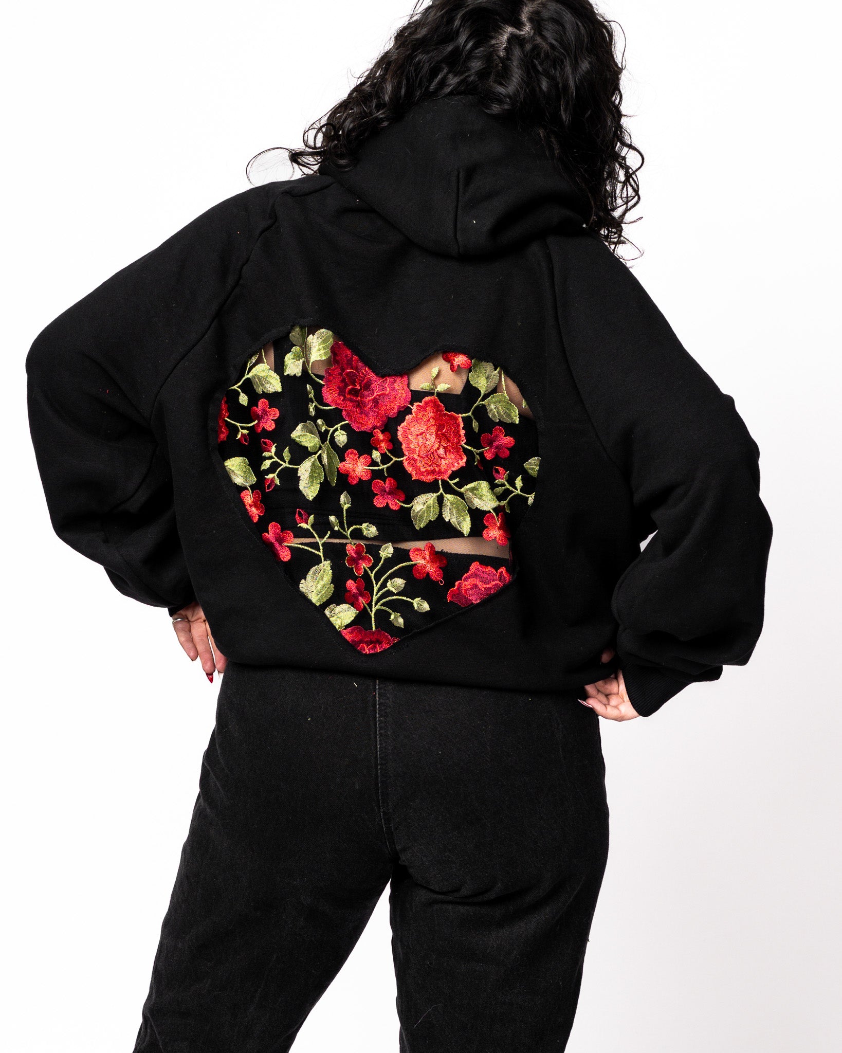 theredthread 【新品】nylon jacket heart THEREDTHREAD / ザレッドスレッド】nylon jacket heart