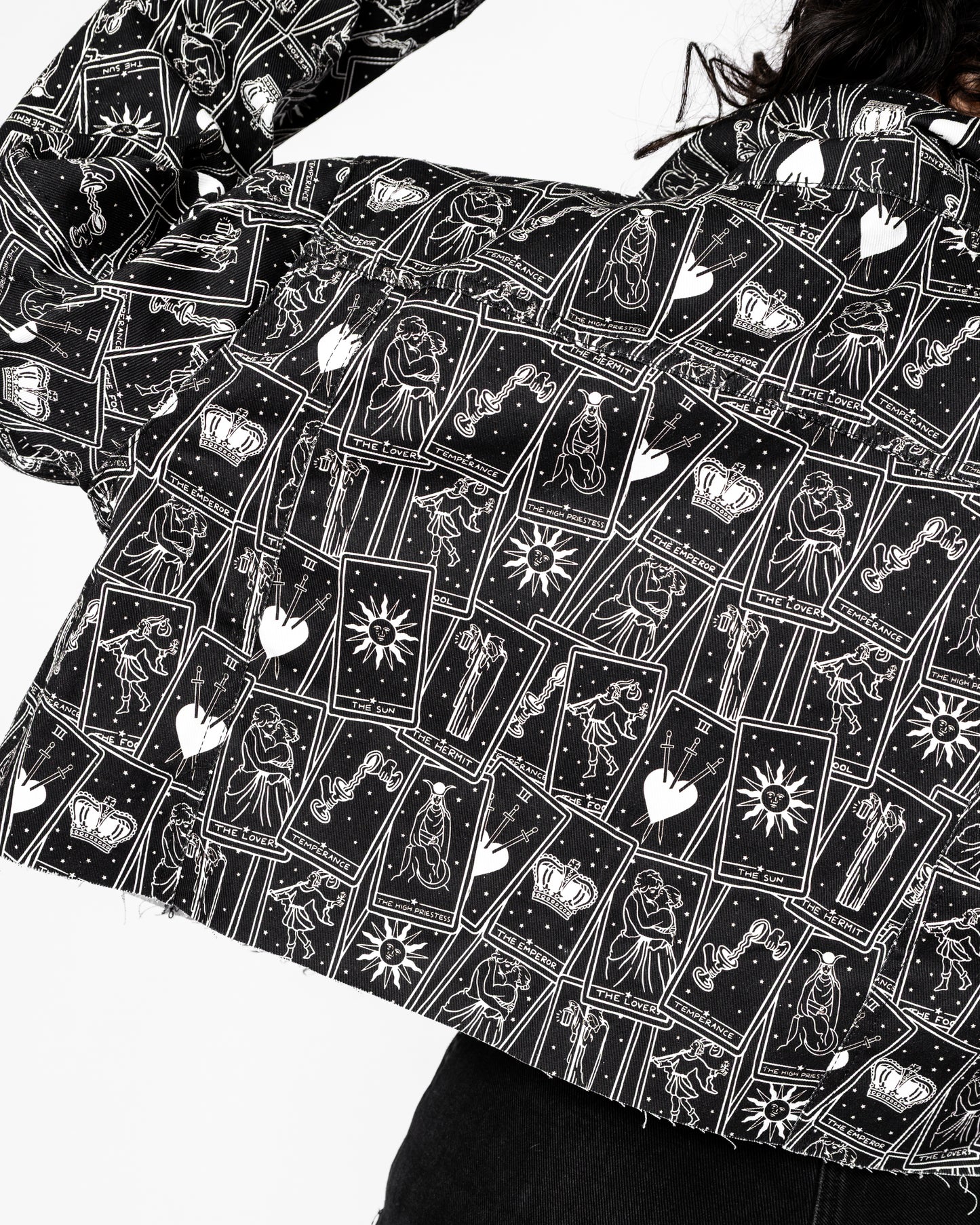 TAROT TRUCKER JACKET (READY TO SHIP)