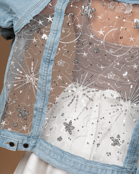 THE WHITE COSMIC JACKET (PREORDER)