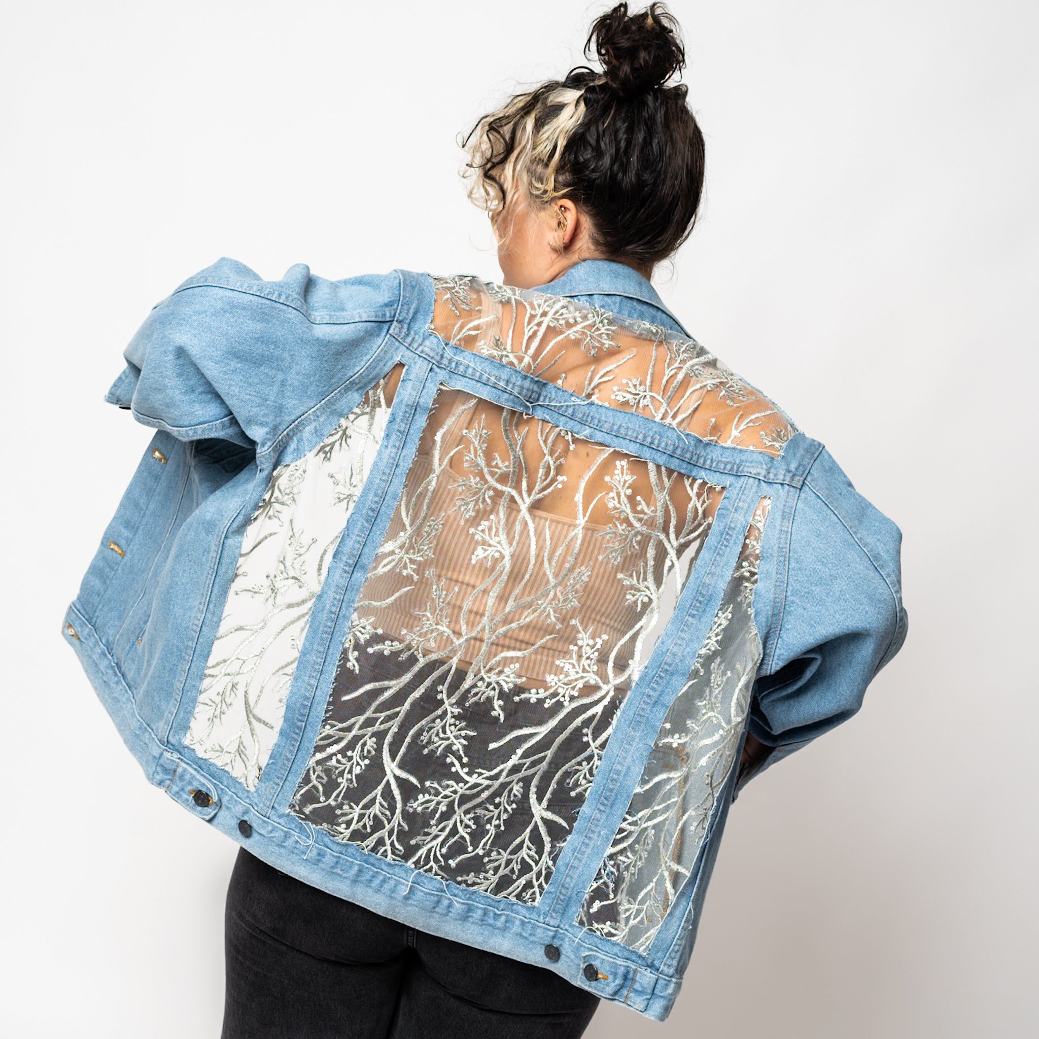 C.E FRAME EMBROIDERY JACKET ジャケット/L THE COLD FOREST JACKET (PREORDER) – Dragon Denim