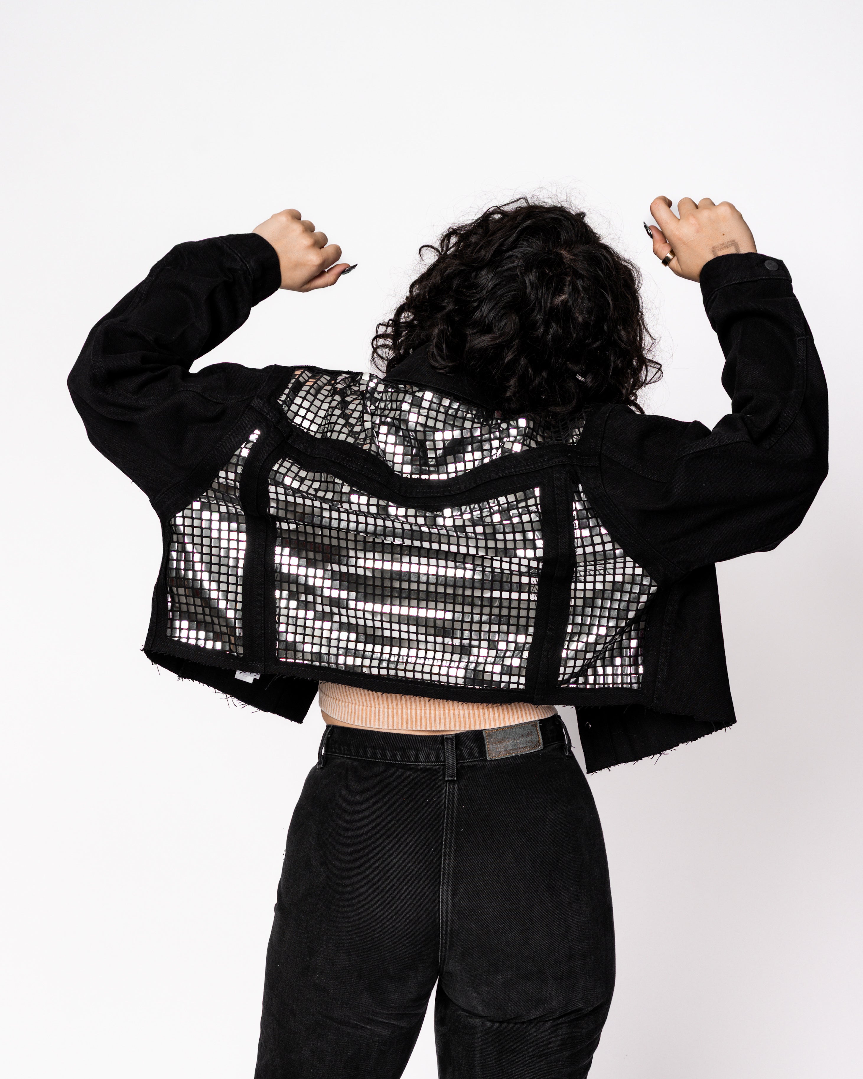 ジャケット・アウター DANCEL DD cropped studded MA-1 jacket 00000000_zi_77fd4196-ee5c-4c6f ジャケット・アウター