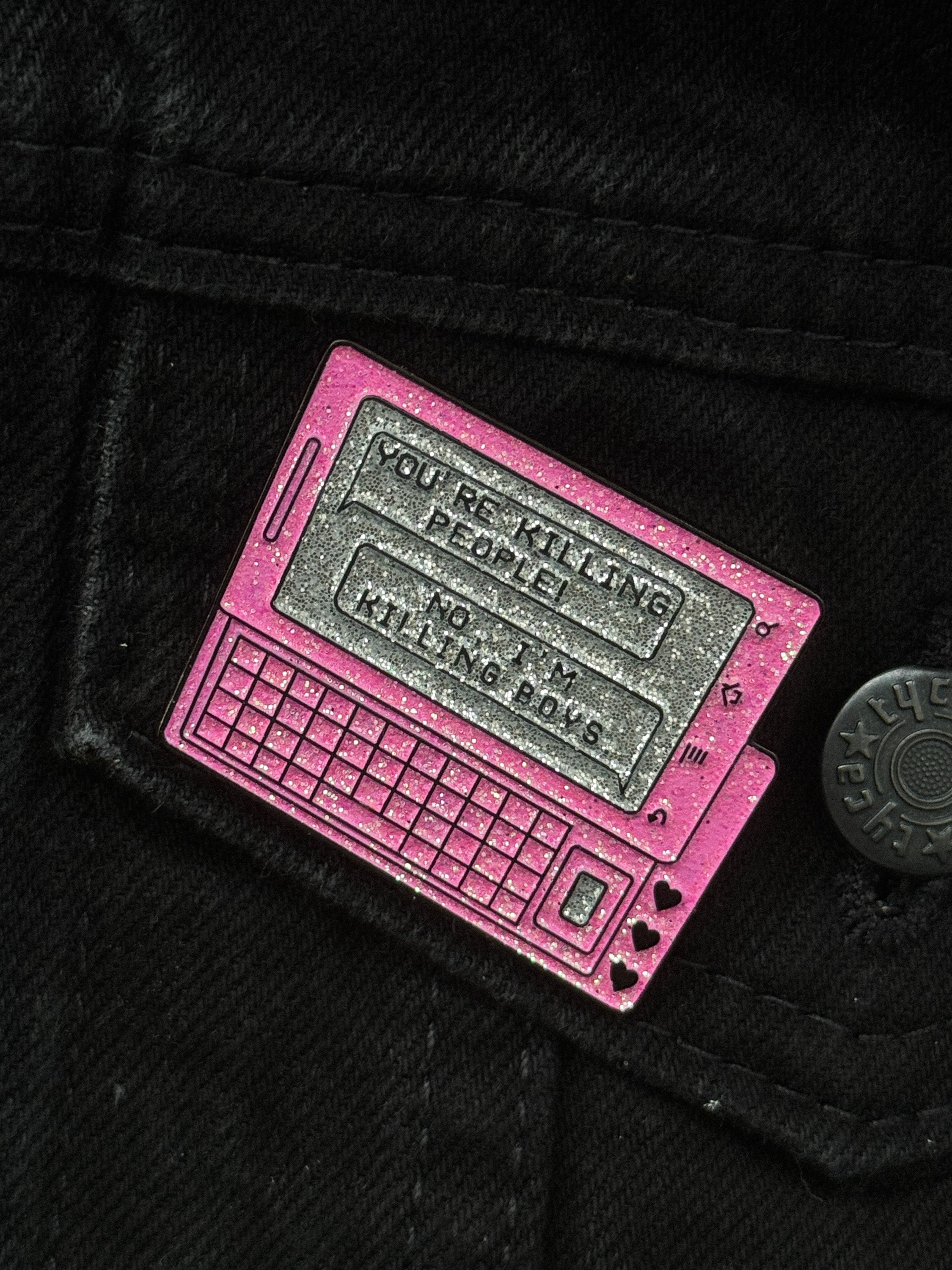 THE EATING BOYS ENAMEL PIN