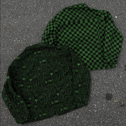CHECKERBOARD TRUCKER JACKET