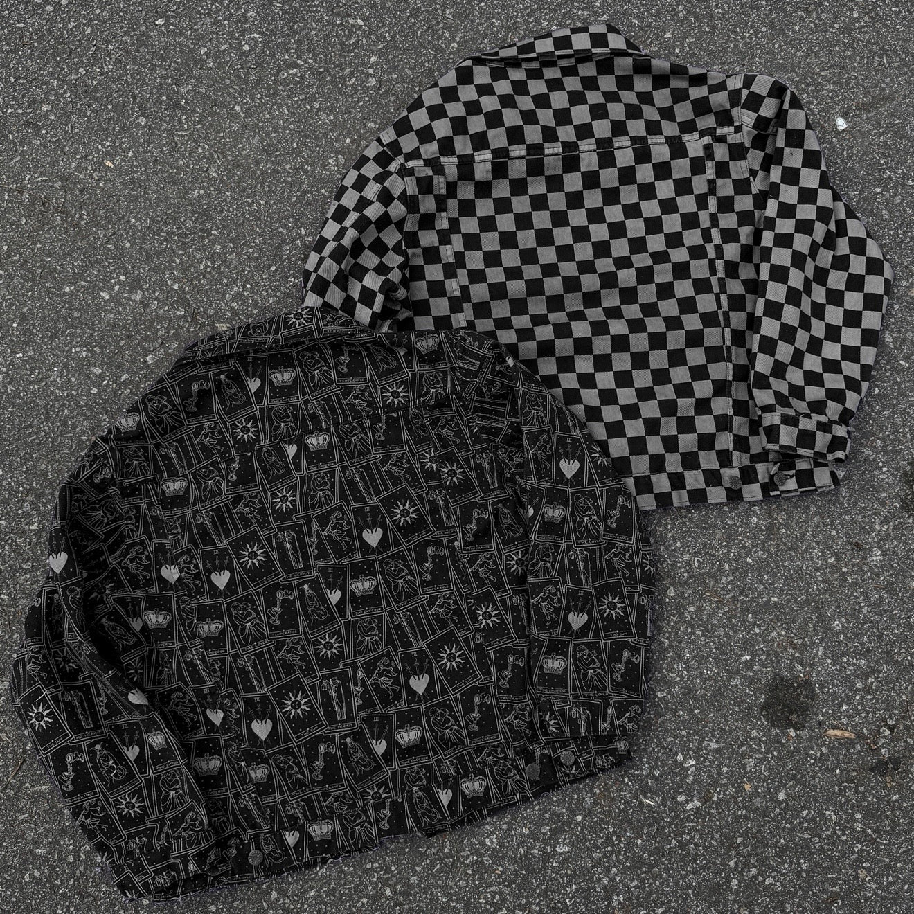 CHECKERBOARD TRUCKER JACKET – Dragon Denim
