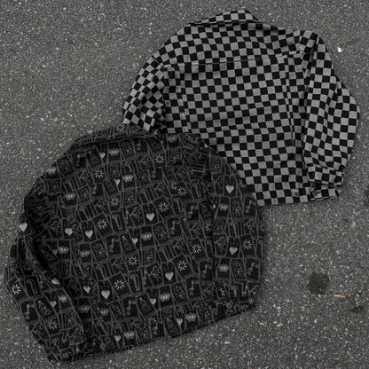 CHECKERBOARD TRUCKER JACKET