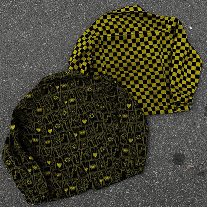 CHECKERBOARD TRUCKER JACKET