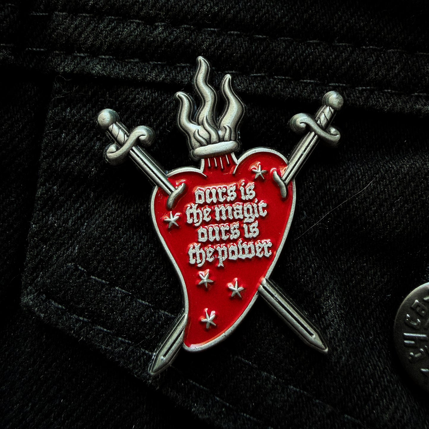 THE SACRED HEART ENAMEL PIN