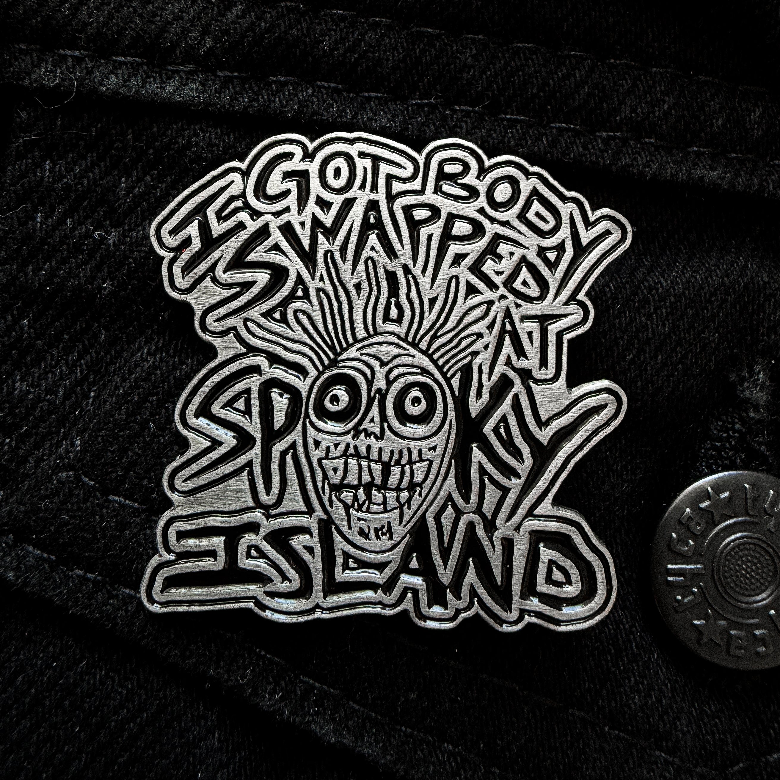 THE SPOOKY ISLAND ENAMEL PIN