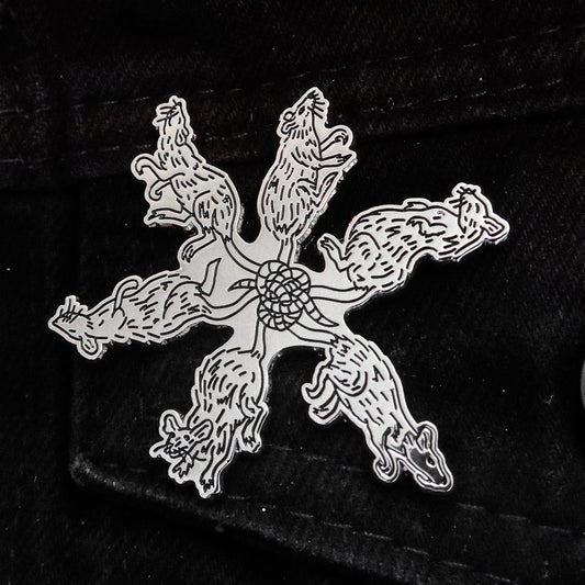 THE RAT KING ENAMEL PIN
