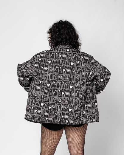 TAROT TRUCKER JACKET (READY TO SHIP)