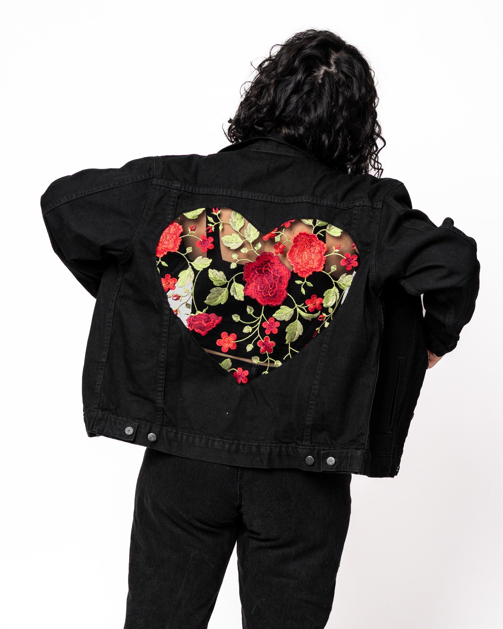 THE HEART CUT OUT JACKET (PREORDER) – Dragon Denim