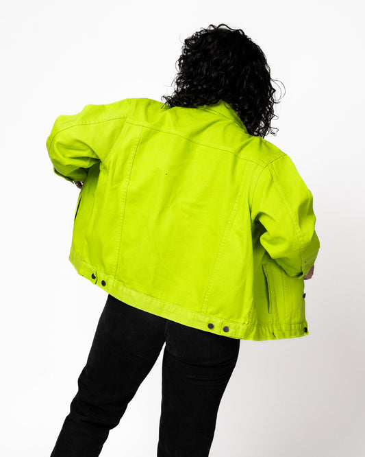 CUSTOM ACID GREEN JACKET UPGRADE