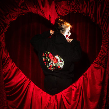THE HEART CUT OUT LACE HOODIE (PREORDER)