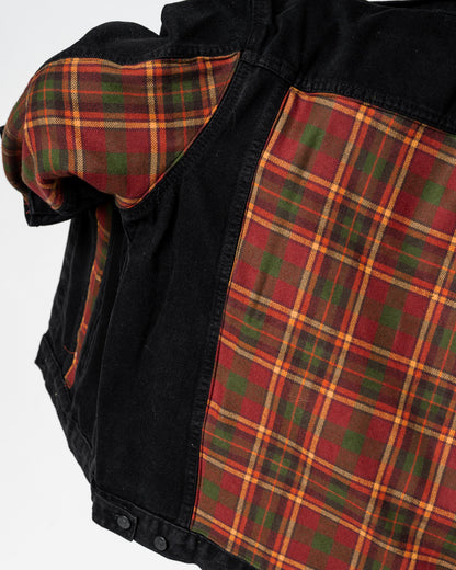 the christmas flannel trucker