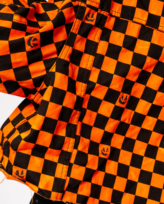 THE CHECKERBOARD JACK-O-LANTERN JACKET (PREORDER)