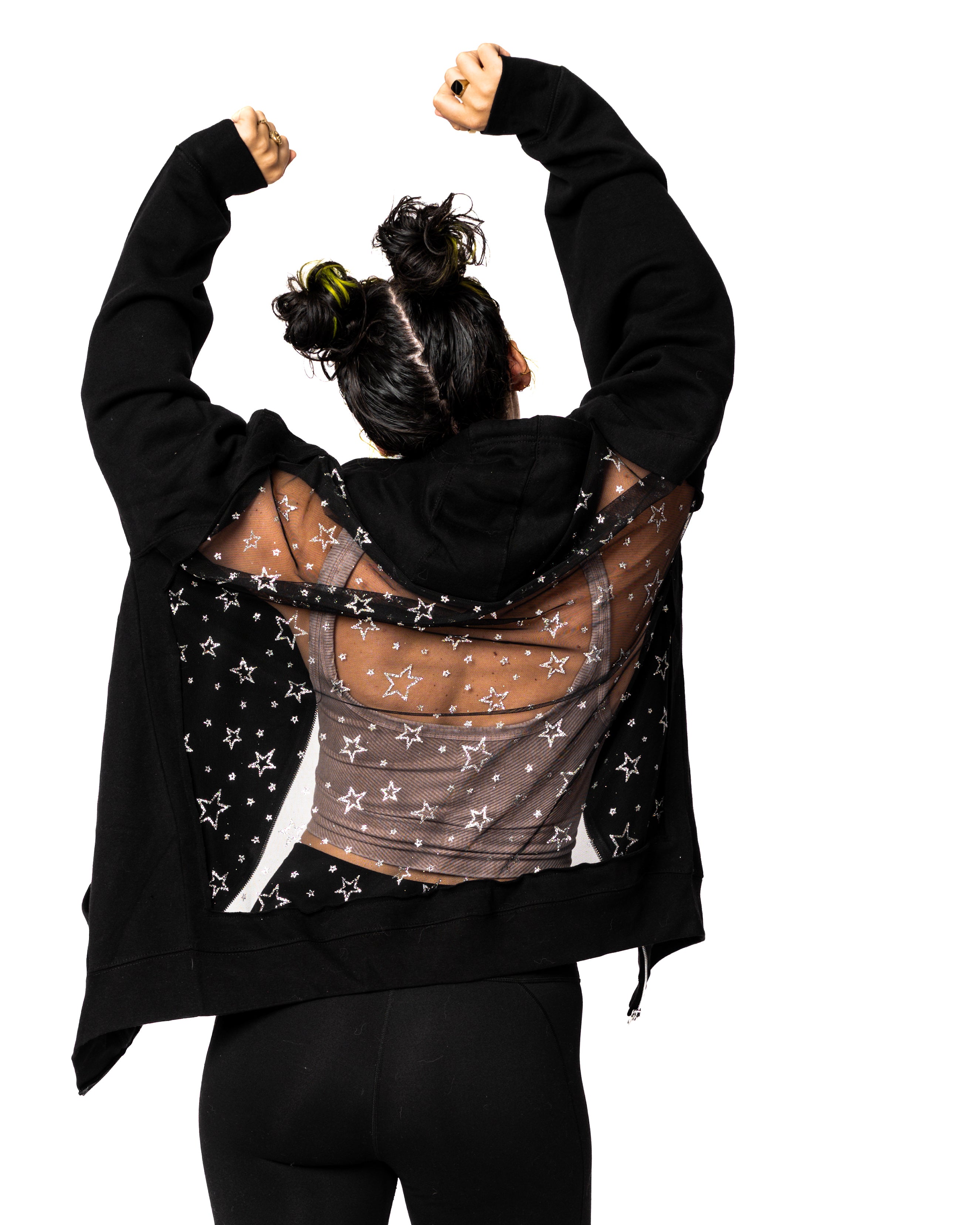 THE BACKLESS LACE HOODIE (PREORDER) – Dragon Denim