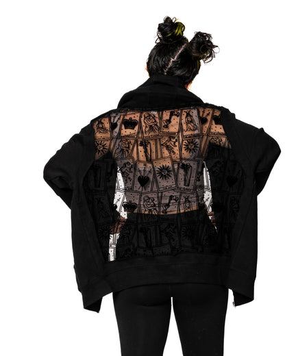 THE BACKLESS LACE HOODIE (PREORDER)