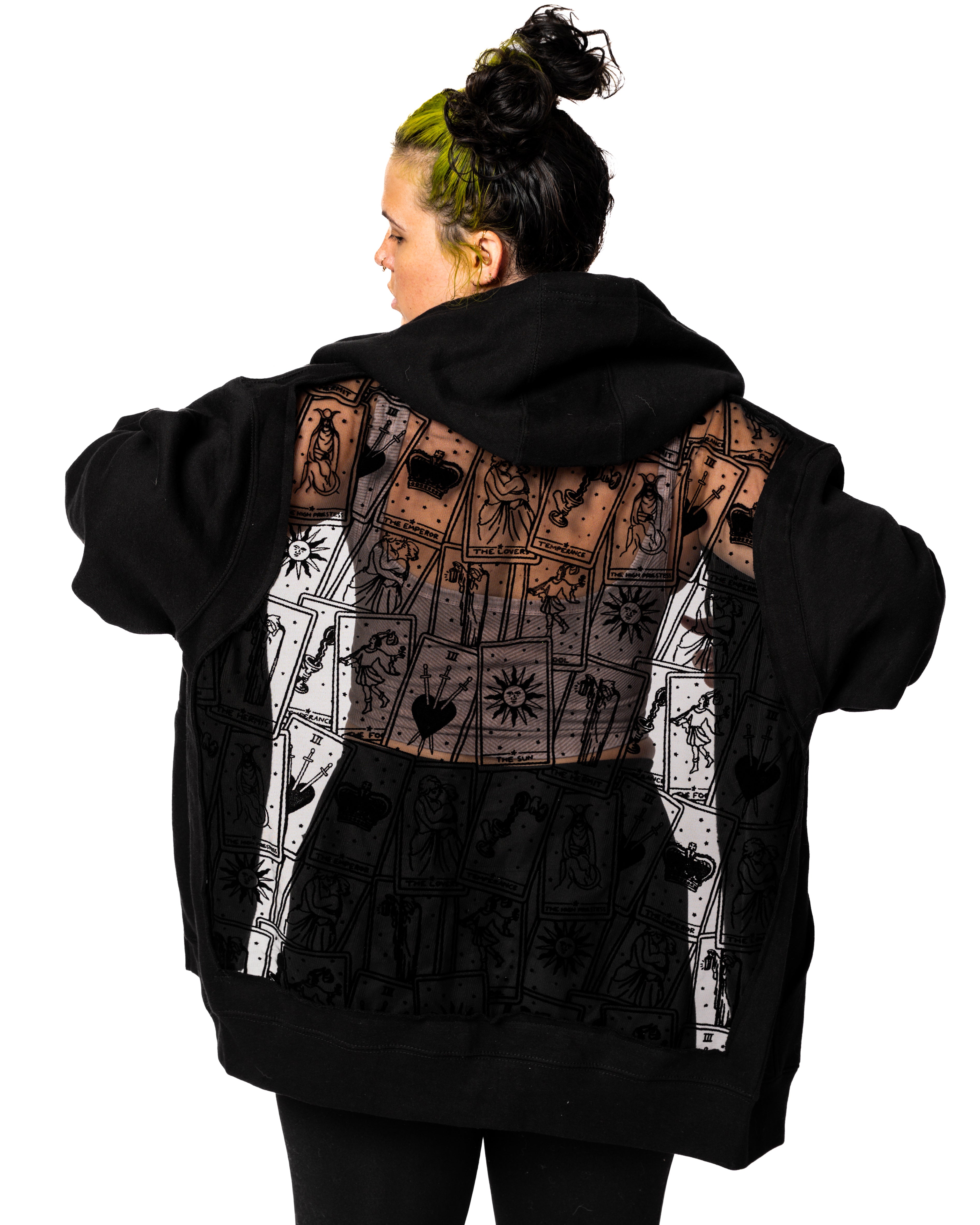 THE BACKLESS LACE HOODIE (PREORDER) – Dragon Denim