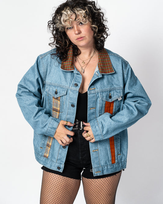 THE LIMITED EDITION AUTUMN PLAID TRUCKER JACKET