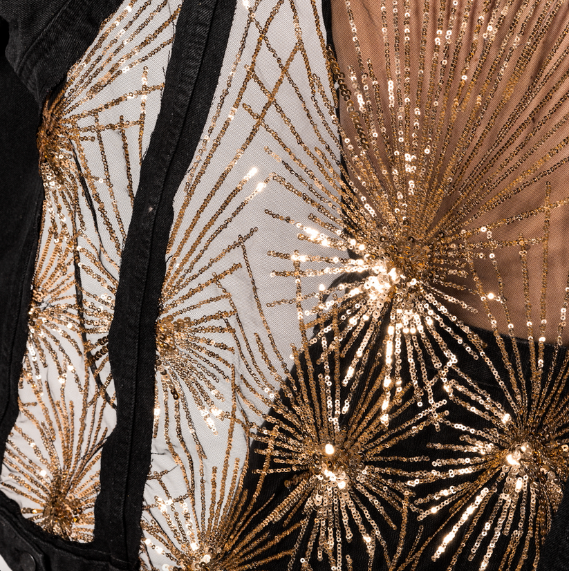 Bead-Embroidered Fireworks Jacket